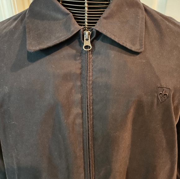DAVID TAYLOR PRO men's size XL, zip front, lightweight black windbreaker. - Picture 5 of 5